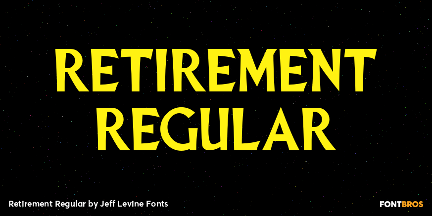 Retirement Regular Poster