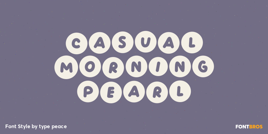Casual Morning Pearl Poster