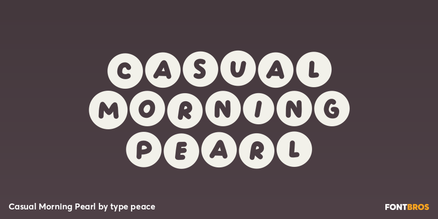 Casual Morning Pearl Poster