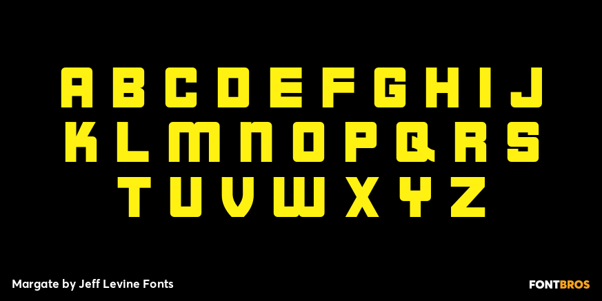 Margate Font Poster #2