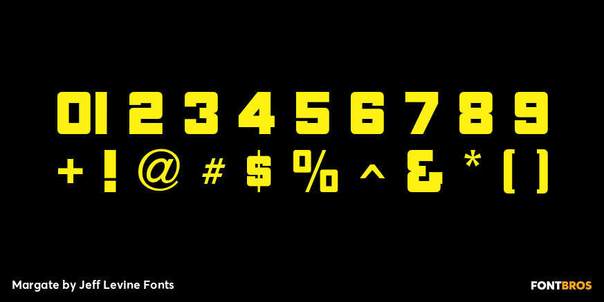 Margate Font Poster #4