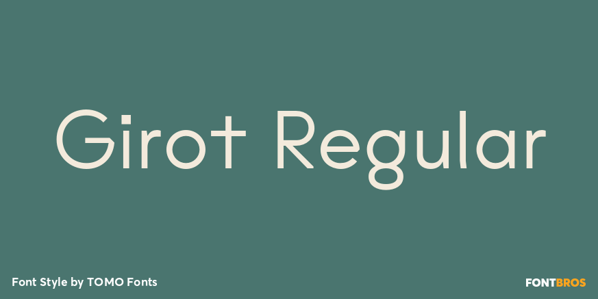 Girot Regular Poster