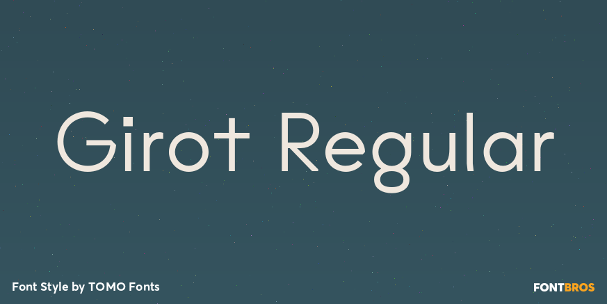 Girot Regular Poster