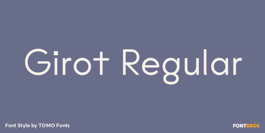 Girot Regular Poster