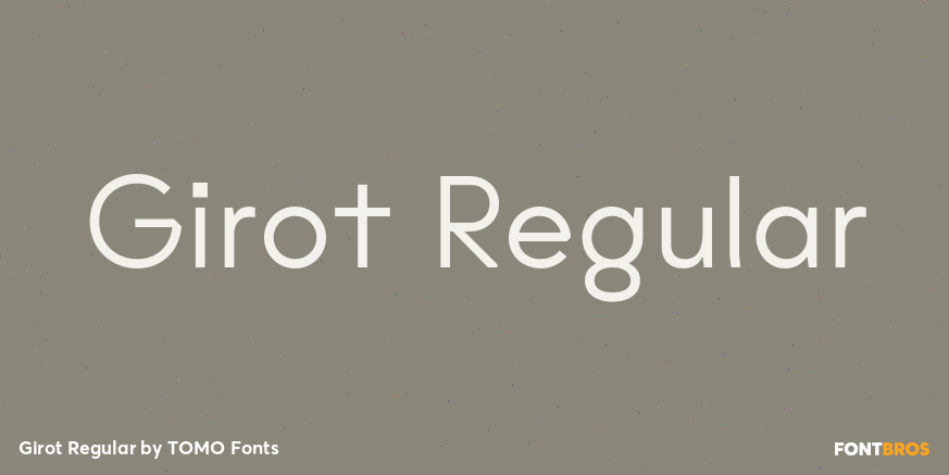 Girot Regular Poster