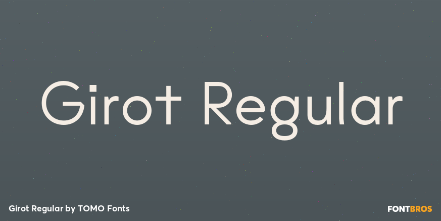 Girot Regular Poster