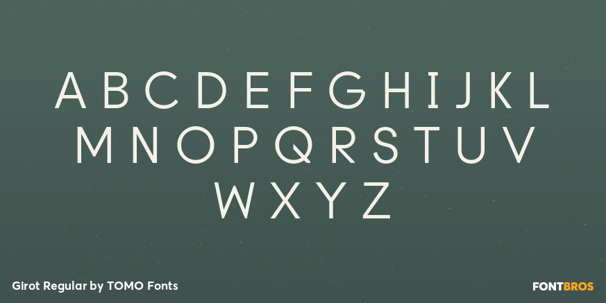 Girot Regular Font Poster #2