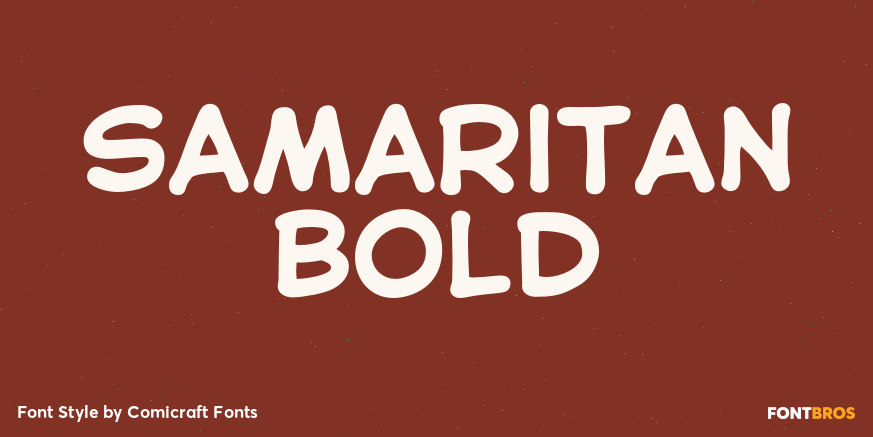Samaritan Bold Font Poster #1