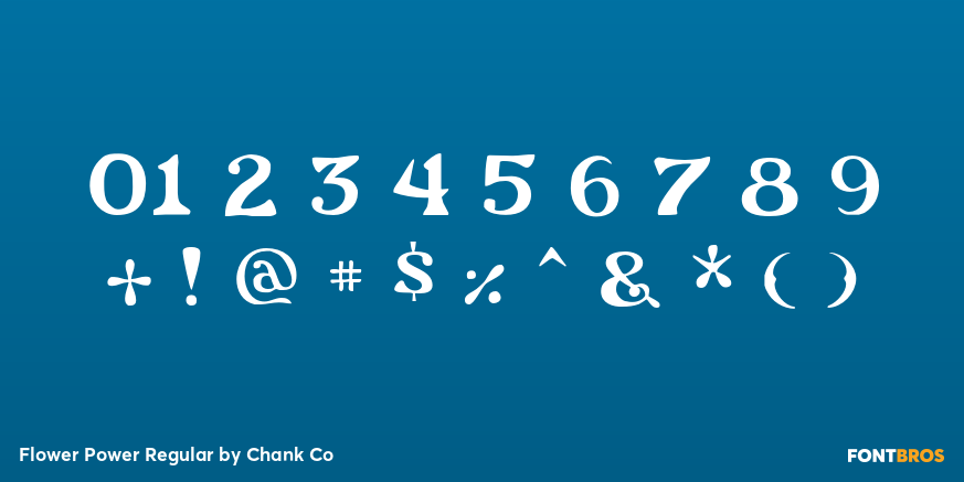 Flower Power Regular Font Poster #4