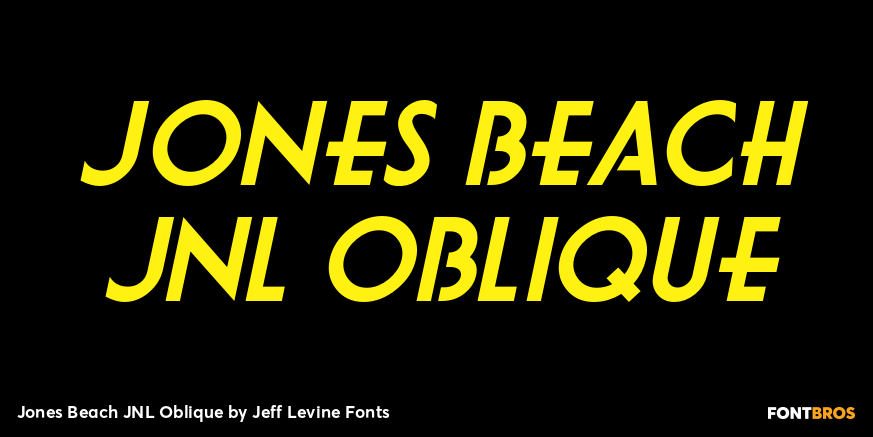 Jones Beach JNL Oblique Poster