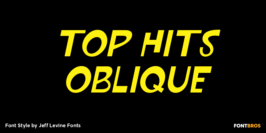 Top Hits Oblique Poster