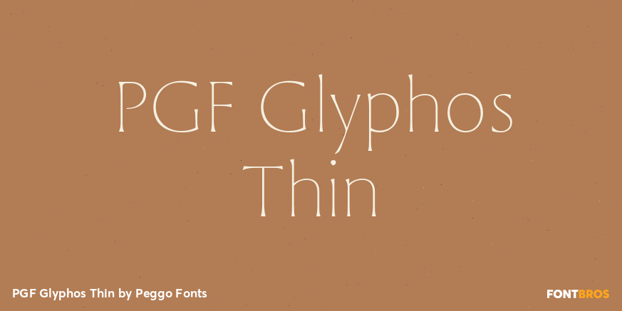 PGF Glyphos Thin Poster