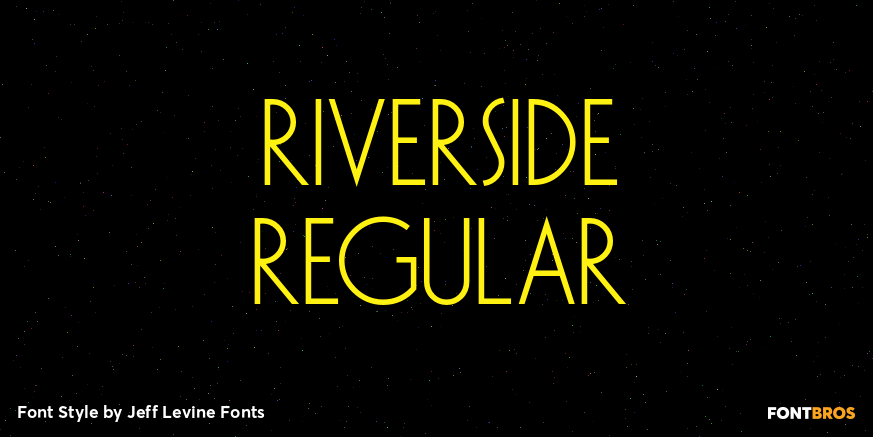 Riverside Regular Font Poster #1
