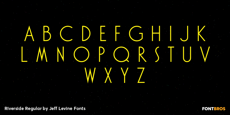 Riverside Regular Font Poster #2