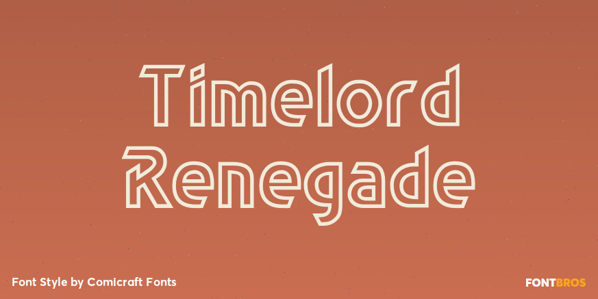Timelord Renegade Poster