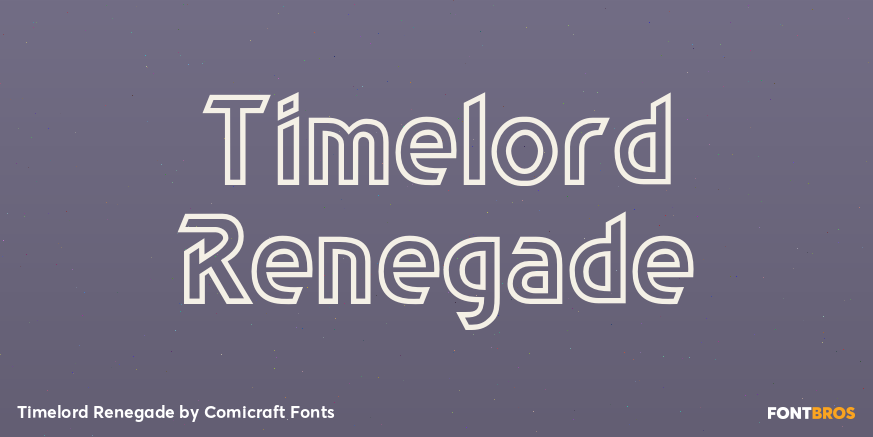 Timelord Renegade Poster