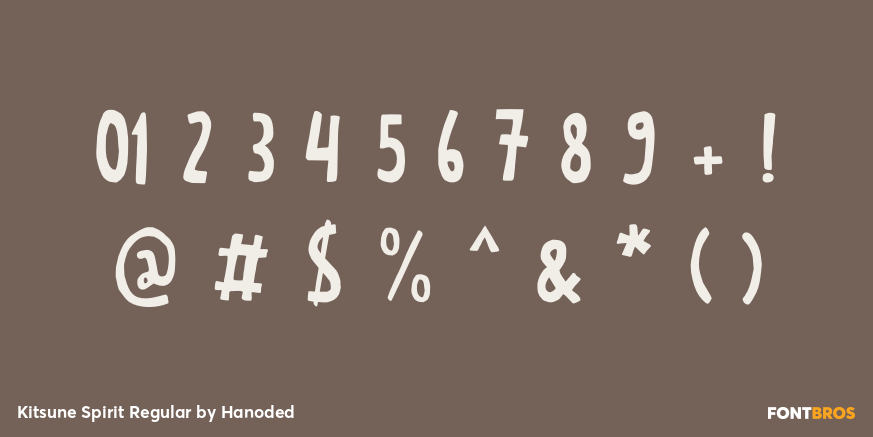 Kitsune Spirit Regular Font Poster #1