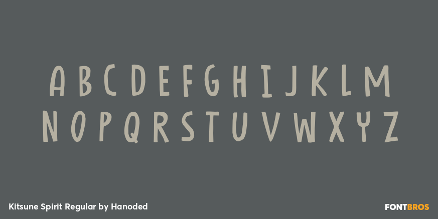 Kitsune Spirit Regular Font Poster #2