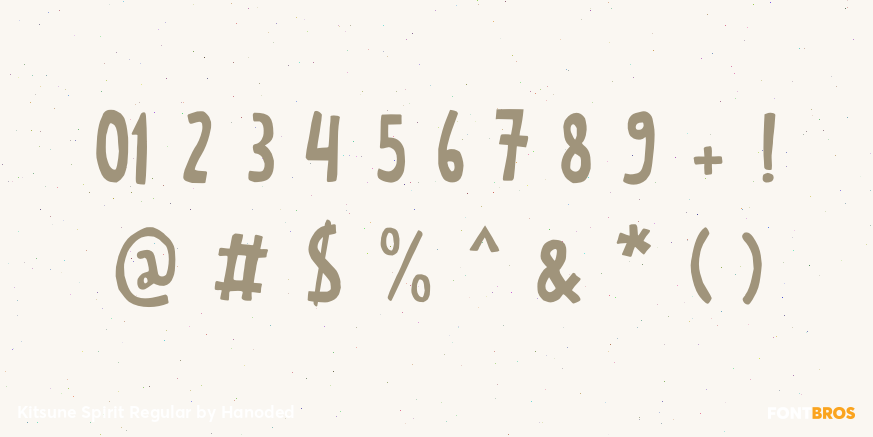 Kitsune Spirit Regular Font Poster #4