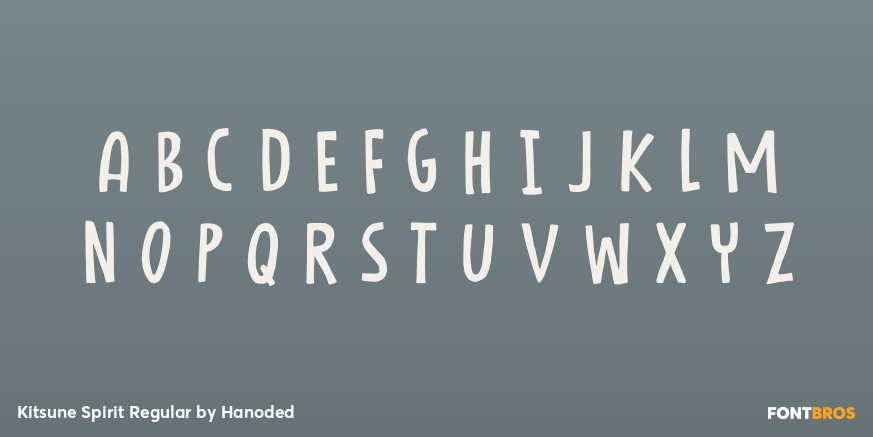 Kitsune Spirit Regular Font Poster #1