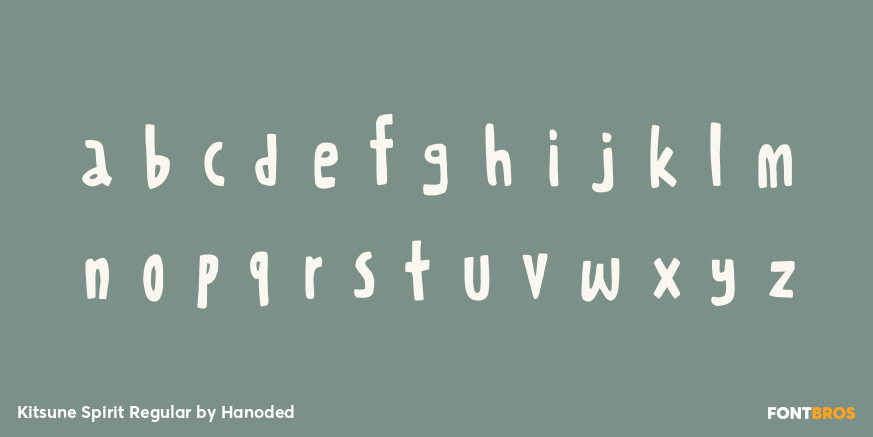 Kitsune Spirit Regular Font Poster #1