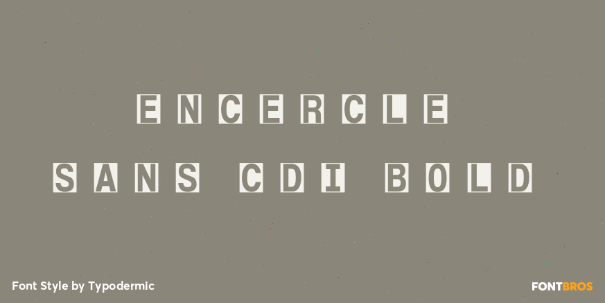 Encercle Sans CDI Bold Poster