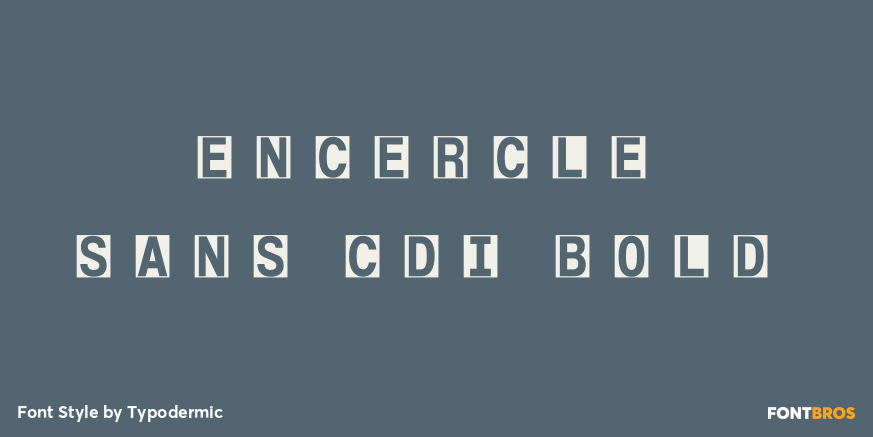 Encercle Sans CDI Bold Font Poster #1