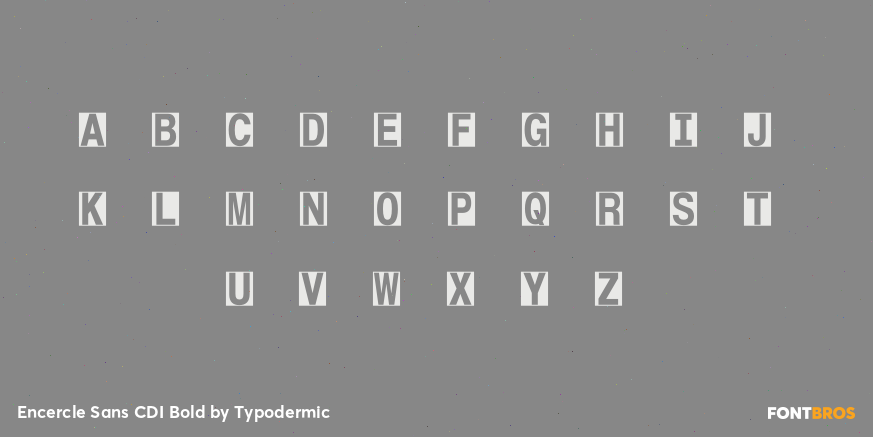 Encercle Sans CDI Bold Font Poster #2