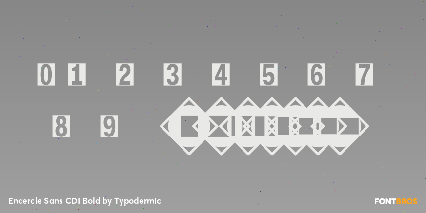 Encercle Sans CDI Bold Font Poster #4