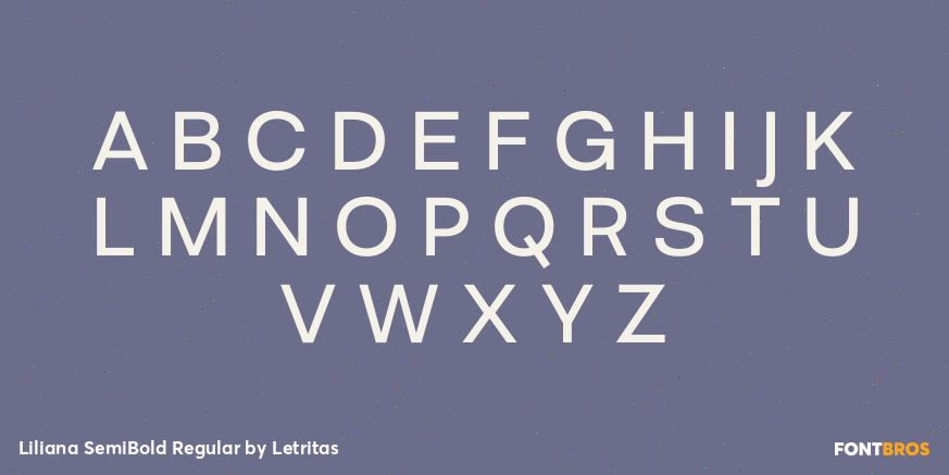 Liliana SemiBold Regular Font Poster #2