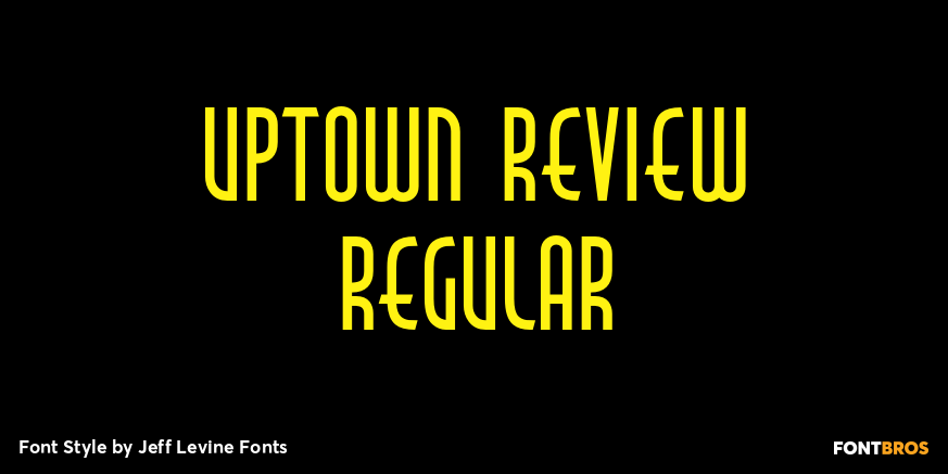 Uptown Review Regular Poster