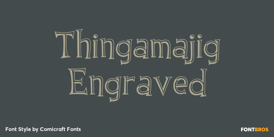 Thingamajig Engraved Poster