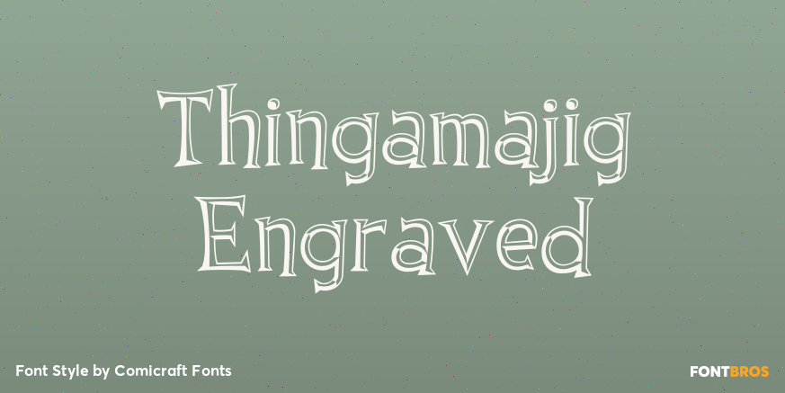 Thingamajig Engraved Poster
