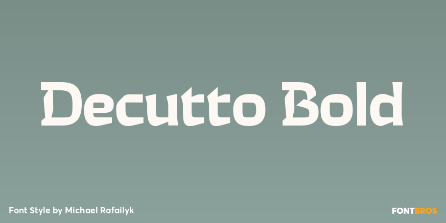 Decutto Bold Poster
