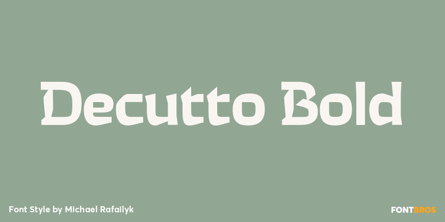 Decutto Bold Poster