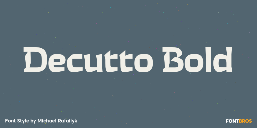 Decutto Bold Poster