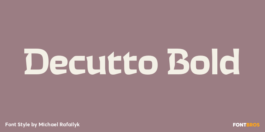 Decutto Bold Poster