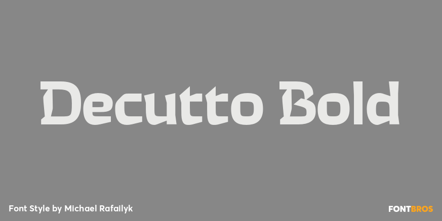 Decutto Bold Poster