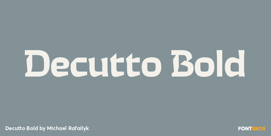 Decutto Bold Poster