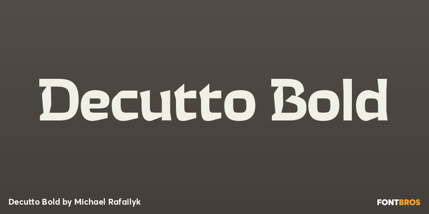 Decutto Bold Poster