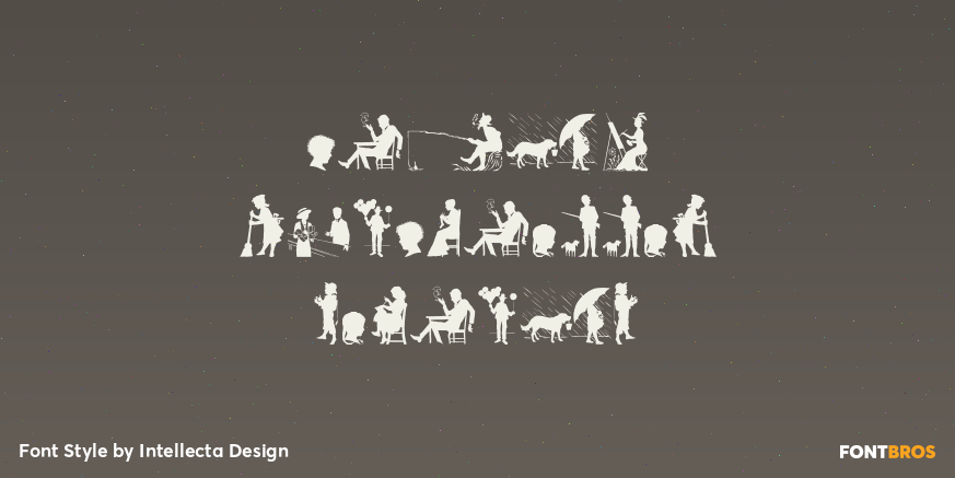 Human Silhouettes Regular Poster