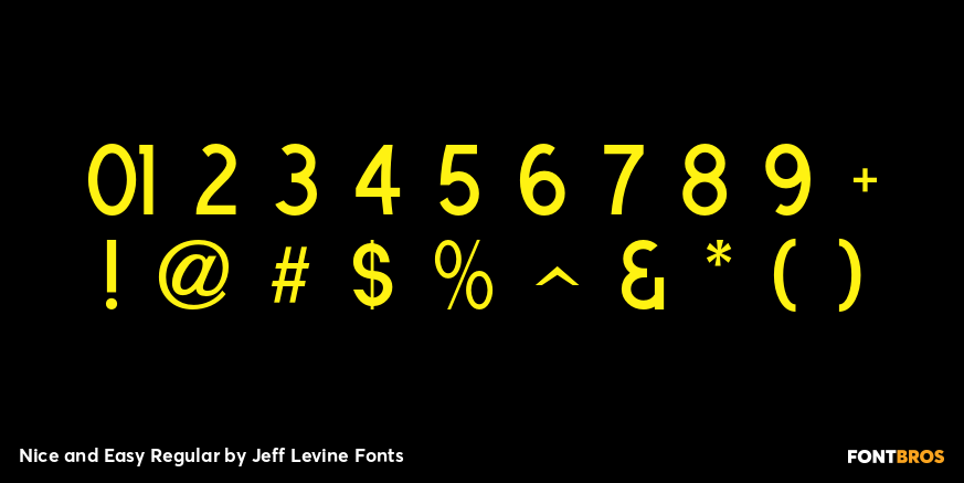 Nice and Easy Regular Font Poster #4