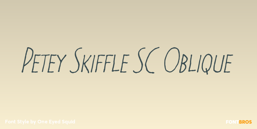 Petey Skiffle SC Oblique Poster