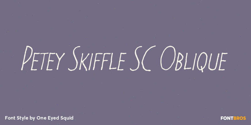 Petey Skiffle SC Oblique Poster