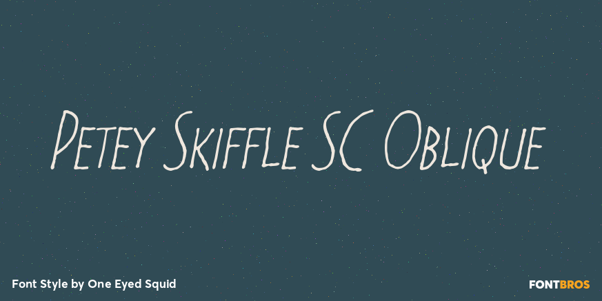 Petey Skiffle SC Oblique Poster