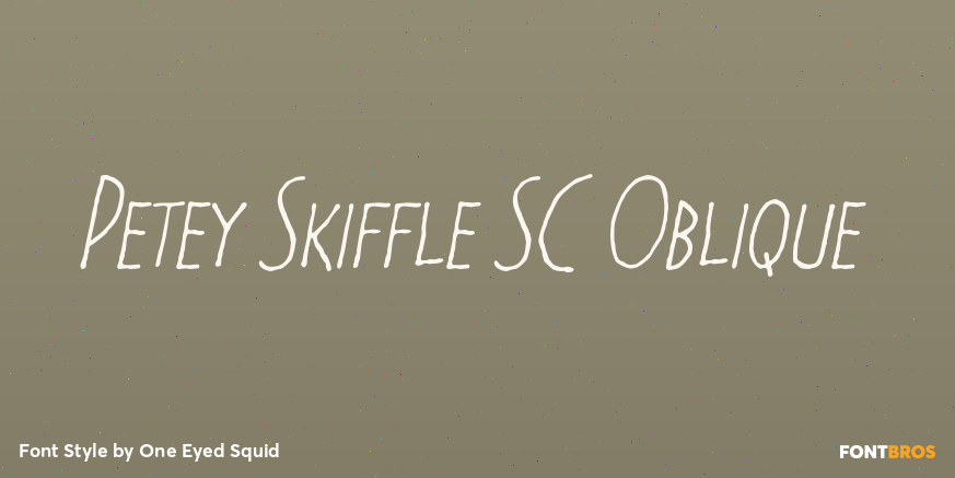 Petey Skiffle SC Oblique Poster