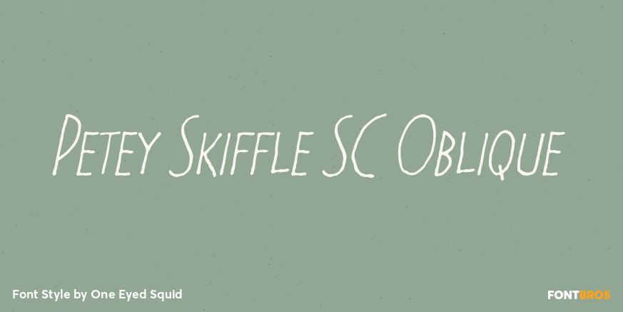 Petey Skiffle SC Oblique Poster