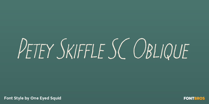 Petey Skiffle SC Oblique Poster