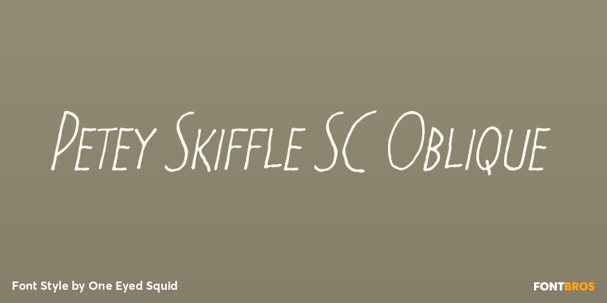 Petey Skiffle SC Oblique Poster