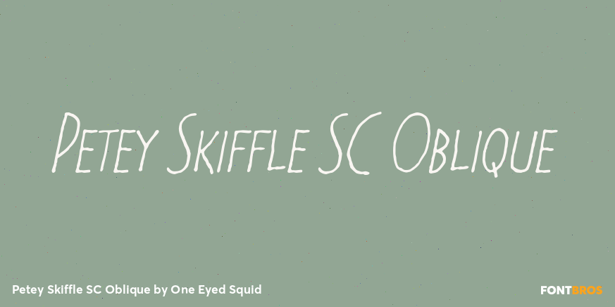 Petey Skiffle SC Oblique Poster